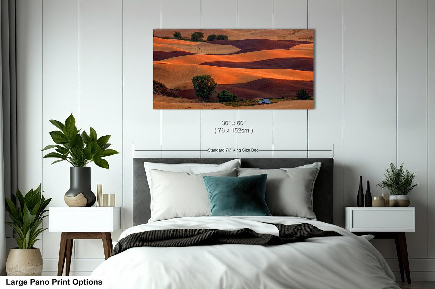 Sunset Over the Palouse Serene Wheat Fields in Eastern Washington