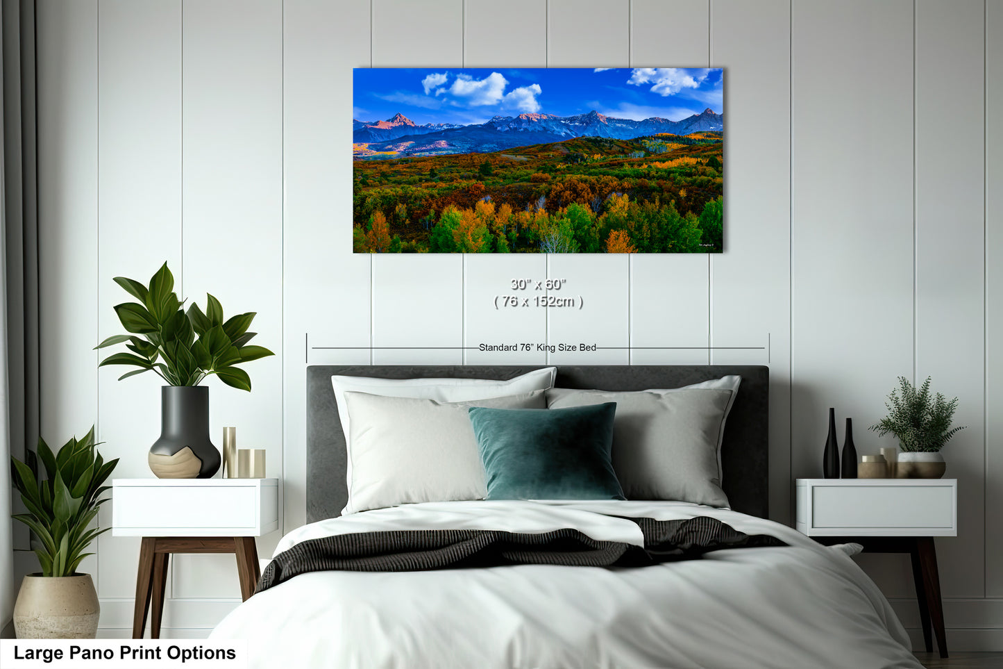 Colorado mountain decor, San Juan mountains in autumn, farmhouse decor, 3 piece wall art, fall colors, Colorado photography, mountains canvas art