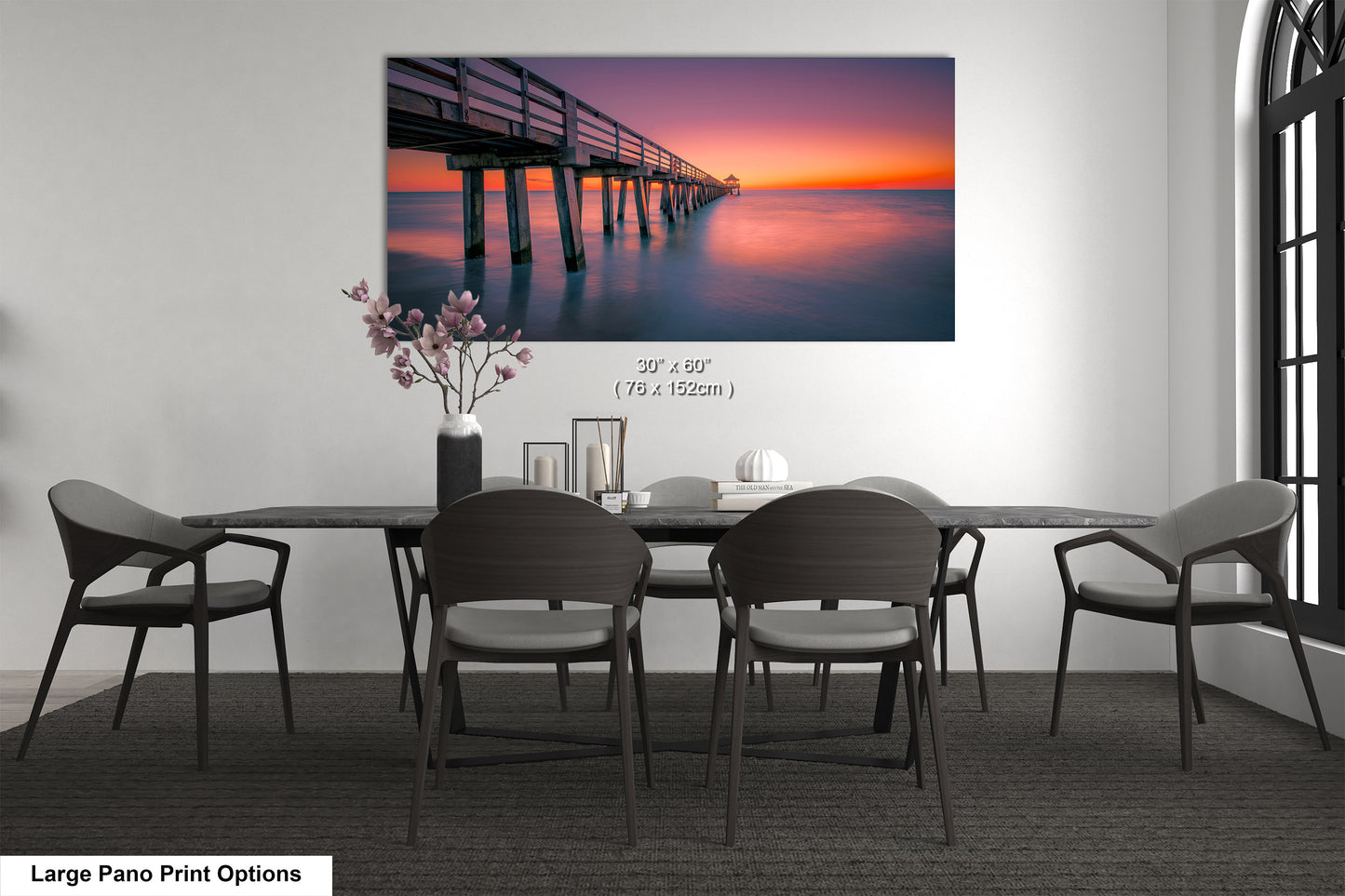 Naples Pier Sunset Art Print - Florida Gulf Coast Photography