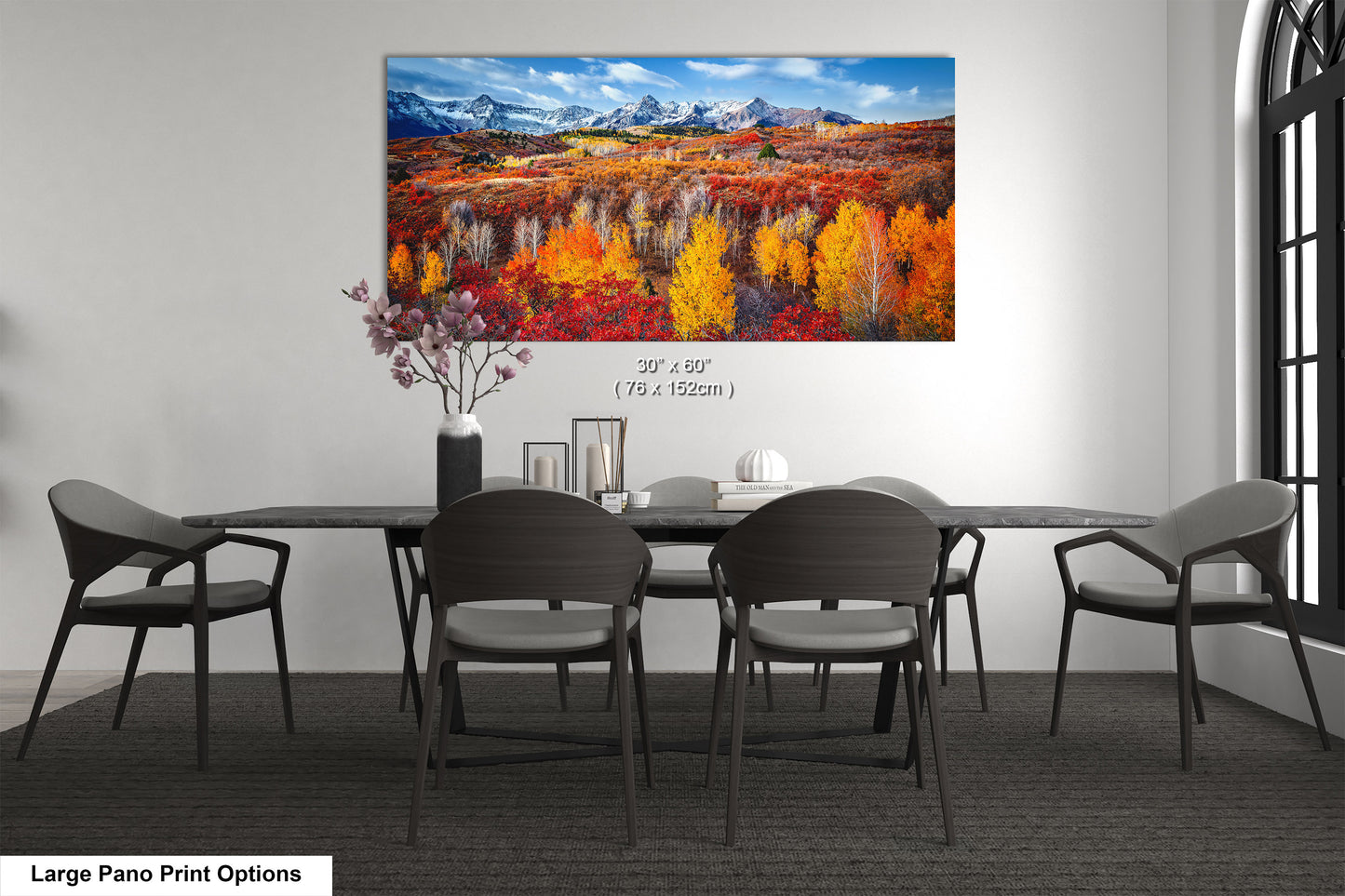 Colorado Rocky Mountains in autumn. San Juan Mountain Range. Dallas Divide, Ridgeway, Telluride