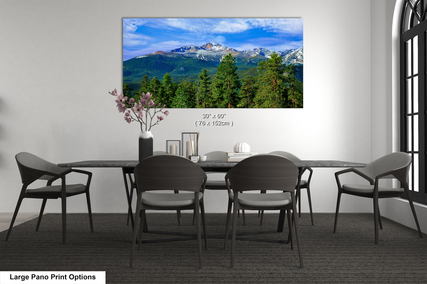 Rocky Mountain National Park, Longs Peak landscape picture, Colorado wall art, large framed art work, Estes Park, national park canvas