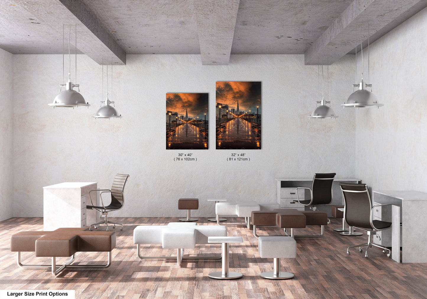 San Francisco Canvas Wall Art Photo Print Sunset Wall Decor Home Wall Decor Office Decor Skyline Wall Art
