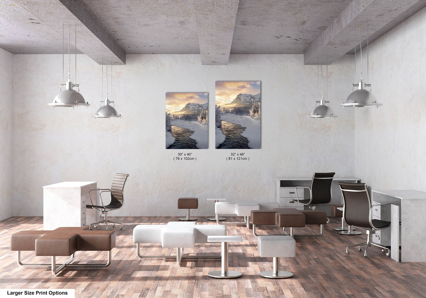 Mountains Landscape Wall Art Winter Mountain Photo Prints Landscape Mountain Wall Decor Home or Office