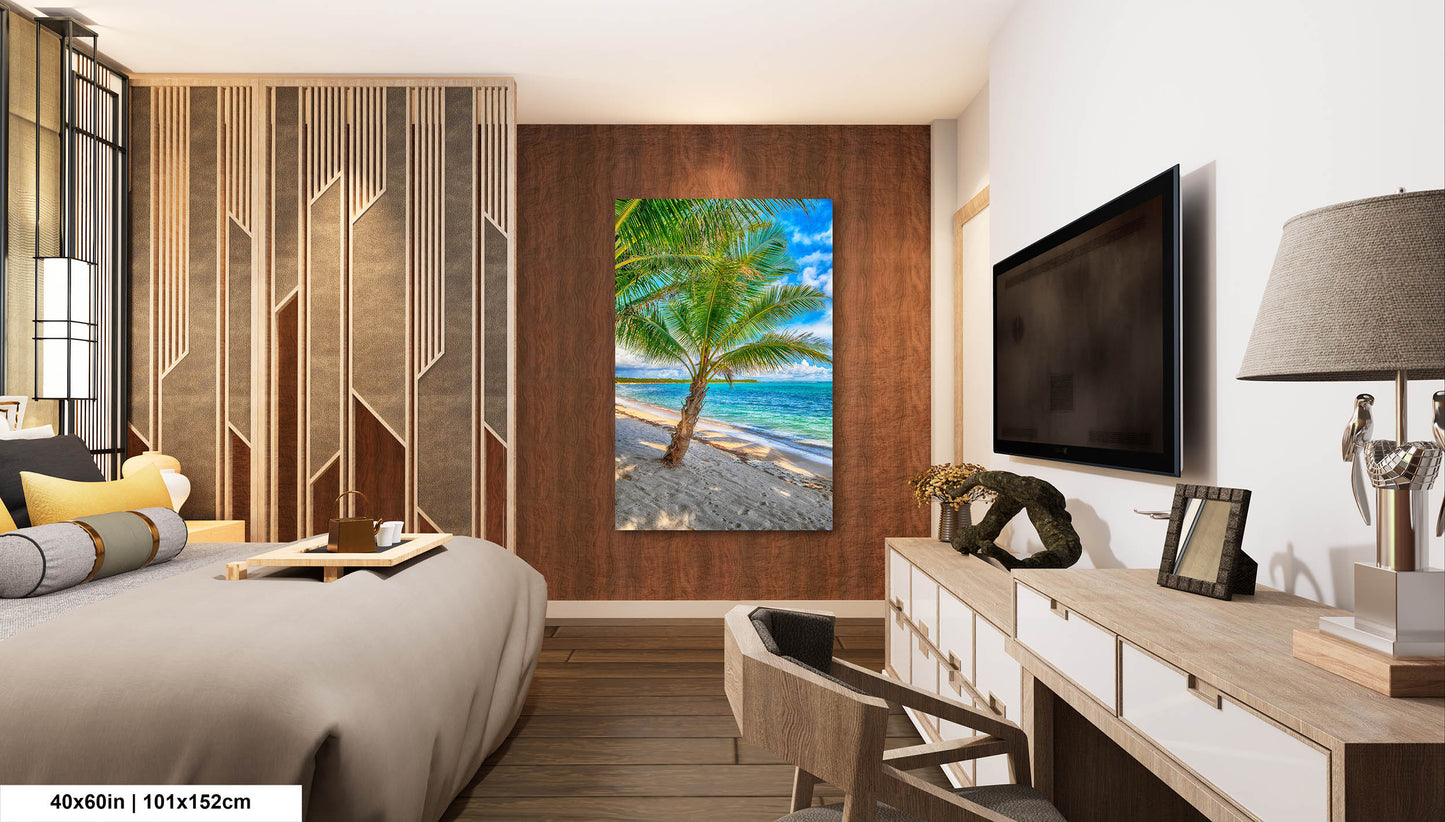 Palm Tree Photo, Wall Art, Palms, Photo, Canvas Print, Wall Decor, Metal Print