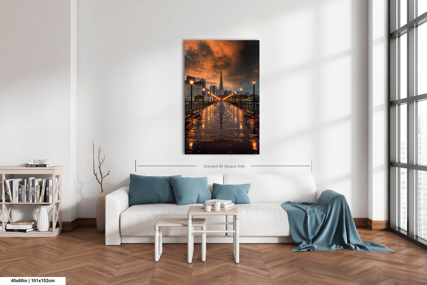 San Francisco Canvas Wall Art Photo Print Sunset Wall Decor Home Wall Decor Office Decor Skyline Wall Art