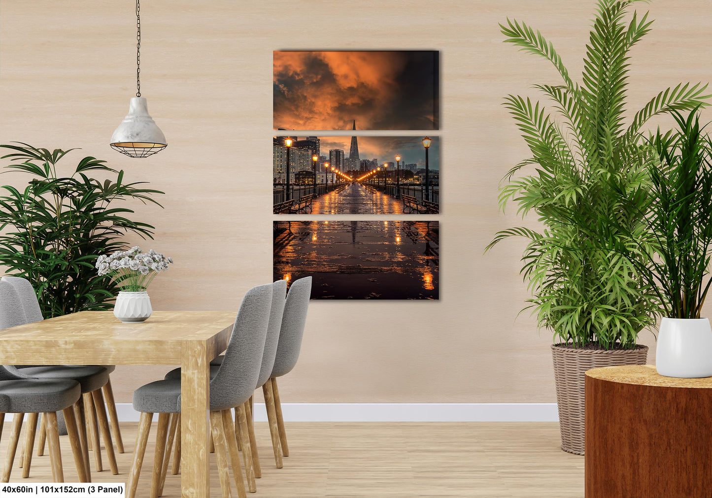 San Francisco Canvas Wall Art Photo Print Sunset Wall Decor Home Wall Decor Office Decor Skyline Wall Art