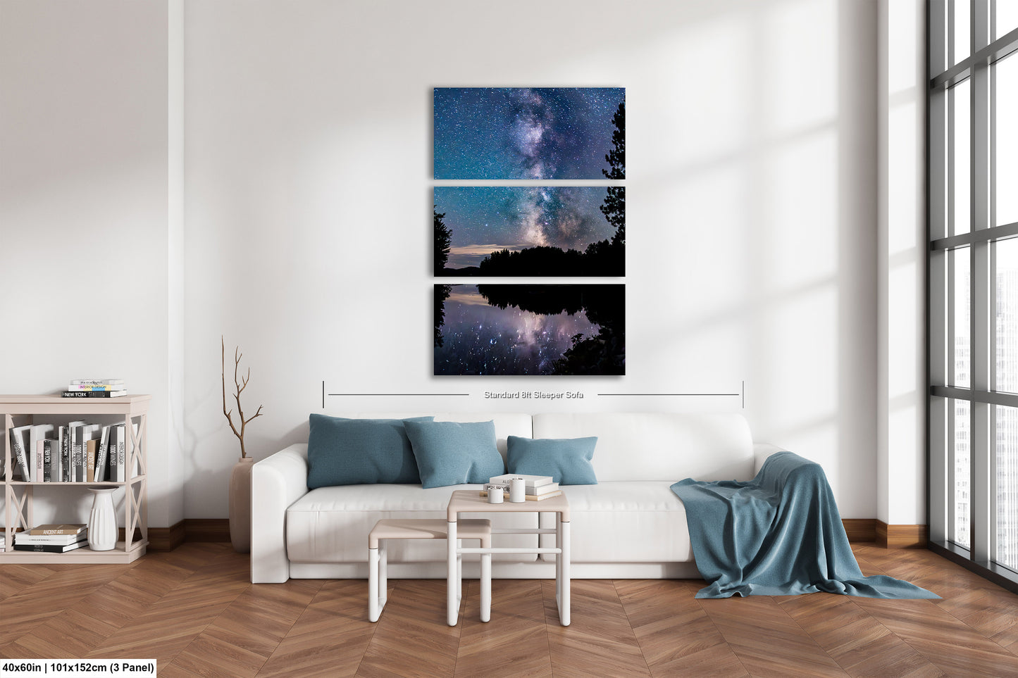 Milky Way Canvas Muskoka Fine Art Night Photo Northern Ontario Lake Reflection Print Sky Photo