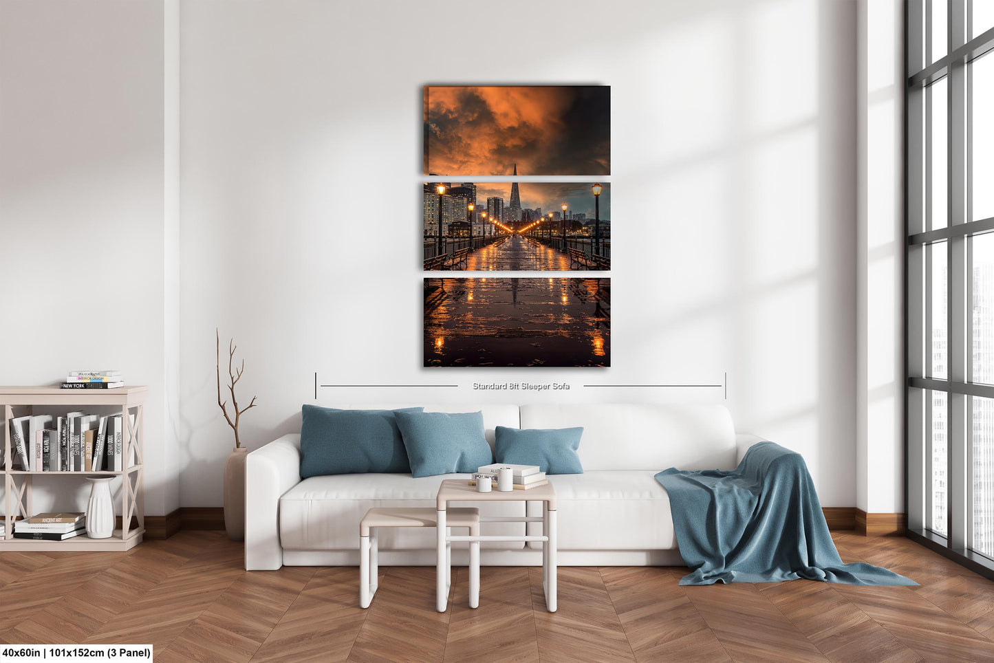 San Francisco Canvas Wall Art Photo Print Sunset Wall Decor Home Wall Decor Office Decor Skyline Wall Art