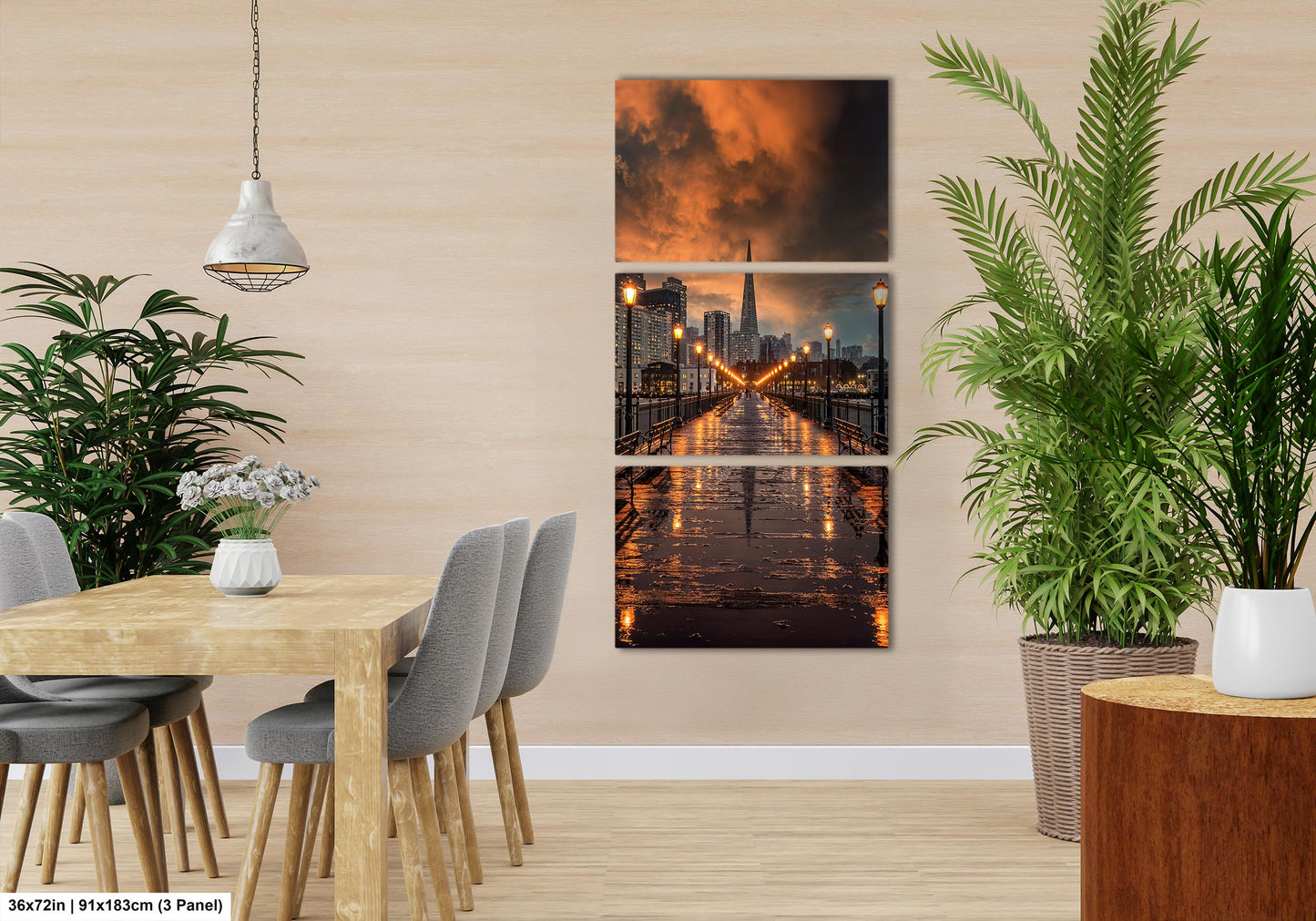 San Francisco Canvas Wall Art Photo Print Sunset Wall Decor Home Wall Decor Office Decor Skyline Wall Art