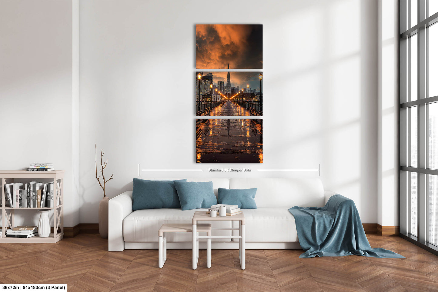 San Francisco Canvas Wall Art Photo Print Sunset Wall Decor Home Wall Decor Office Decor Skyline Wall Art