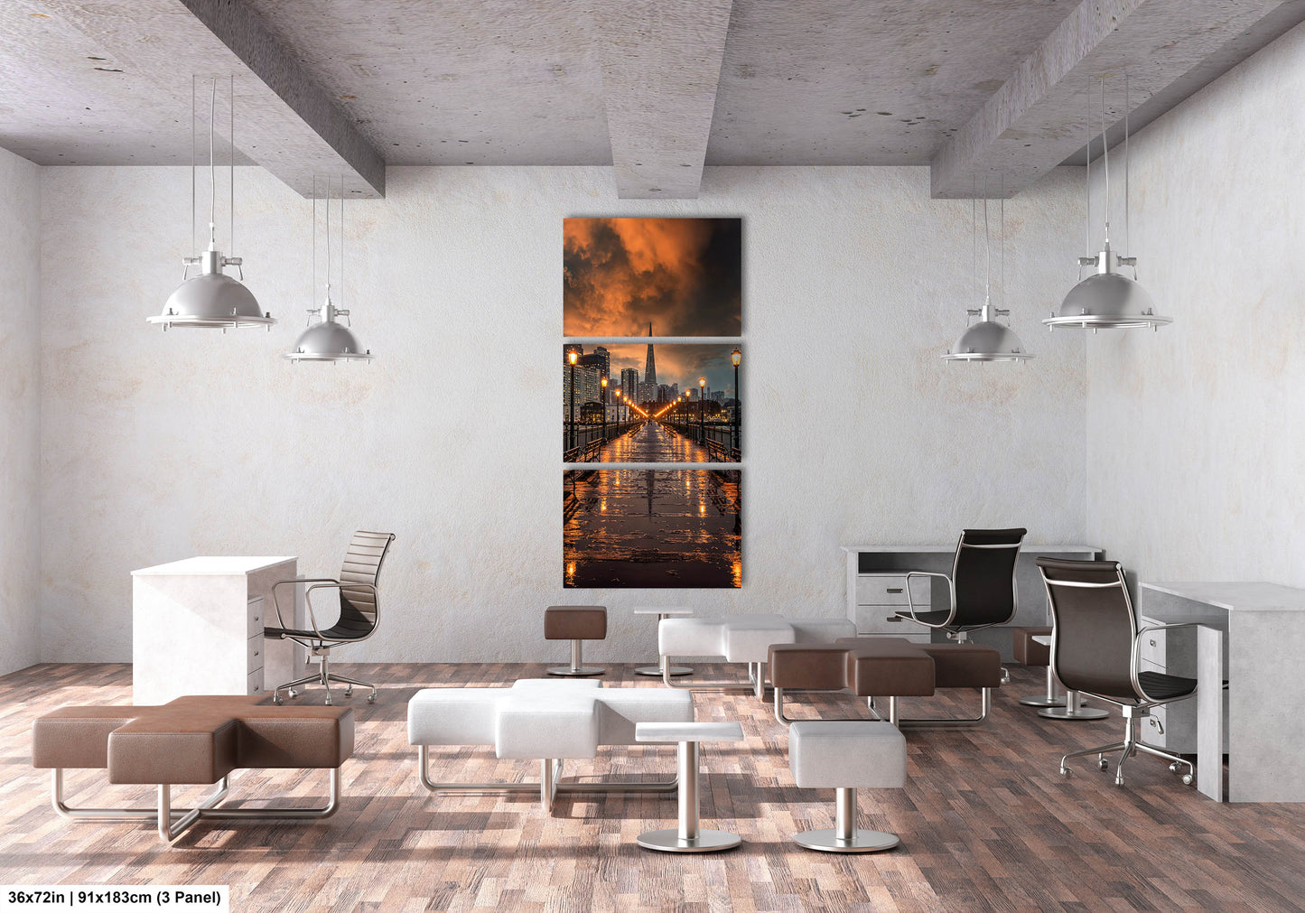 San Francisco Canvas Wall Art Photo Print Sunset Wall Decor Home Wall Decor Office Decor Skyline Wall Art