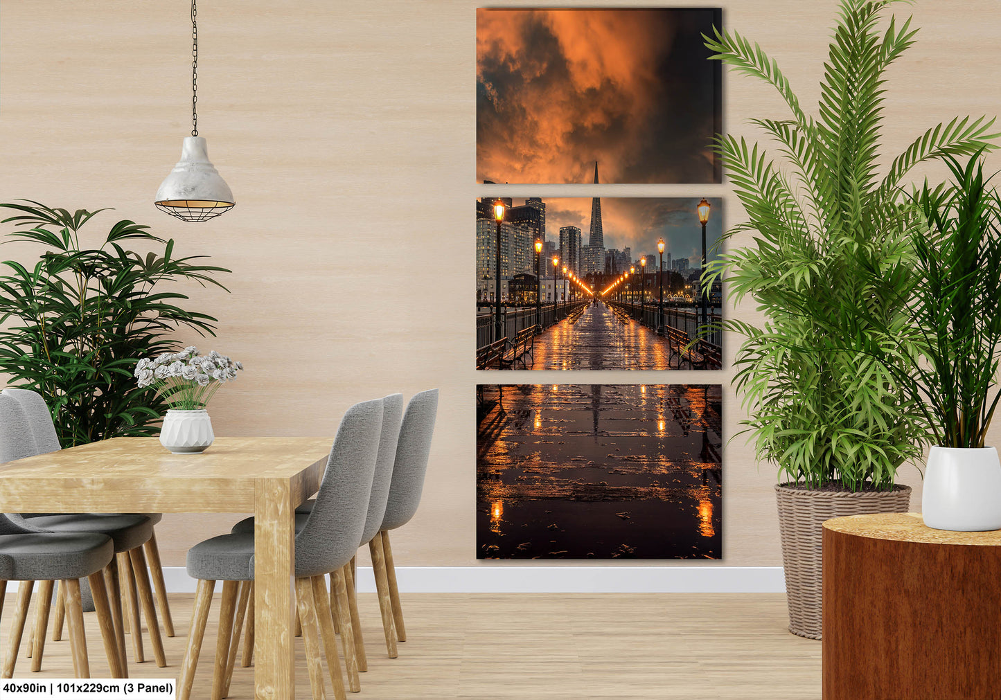 San Francisco Canvas Wall Art Photo Print Sunset Wall Decor Home Wall Decor Office Decor Skyline Wall Art
