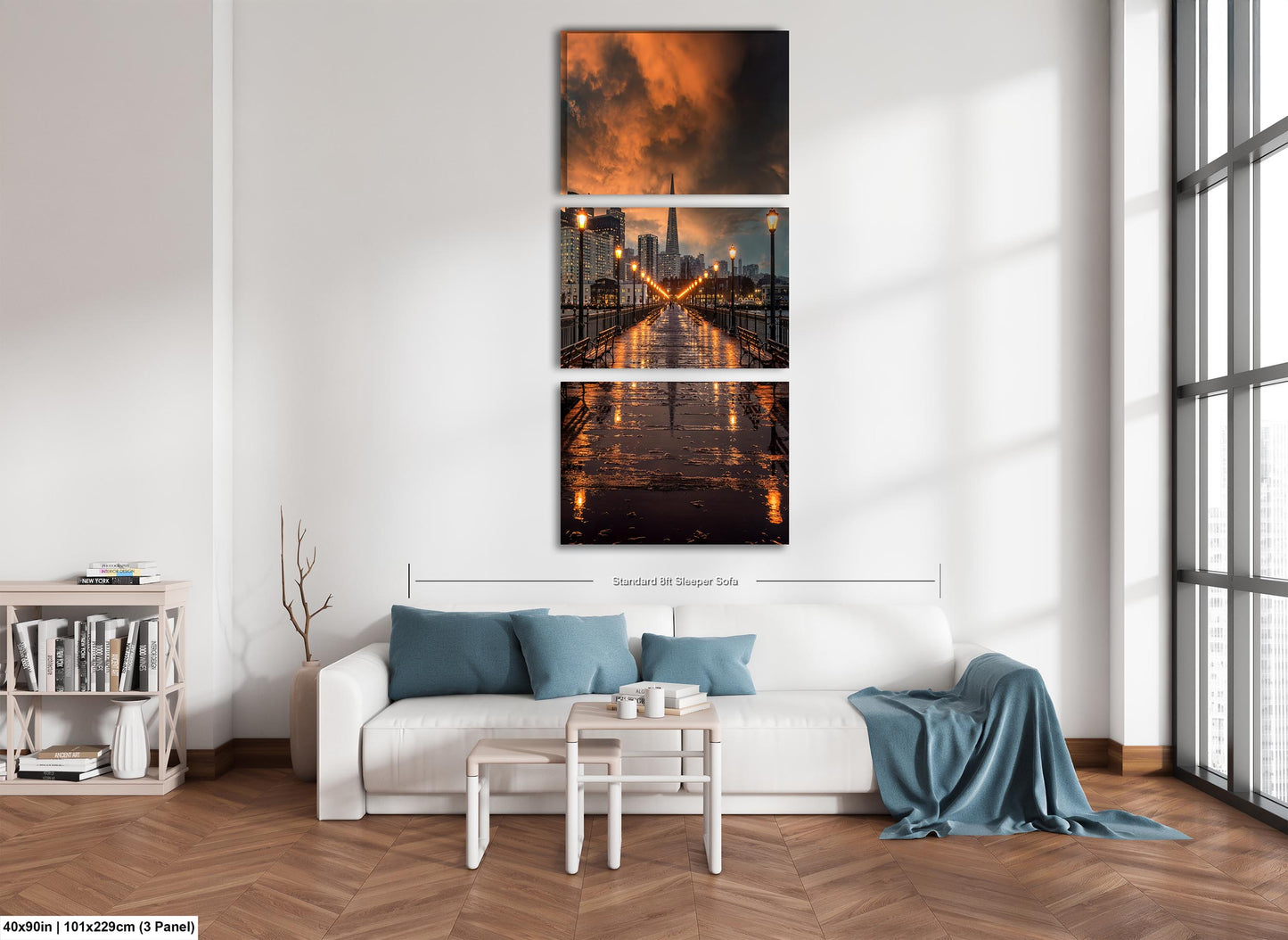 San Francisco Canvas Wall Art Photo Print Sunset Wall Decor Home Wall Decor Office Decor Skyline Wall Art