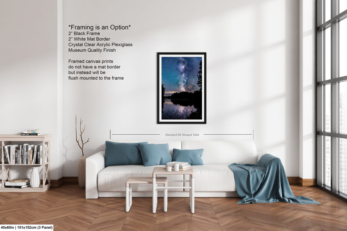 Milky Way Canvas Muskoka Fine Art Night Photo Northern Ontario Lake Reflection Print Sky Photo