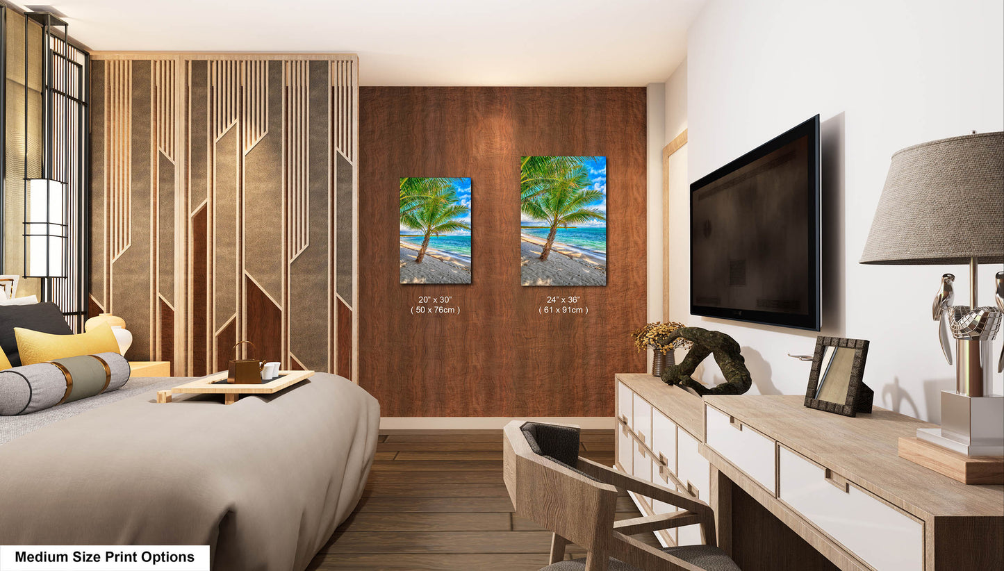 Palm Tree Photo, Wall Art, Palms, Photo, Canvas Print, Wall Decor, Metal Print