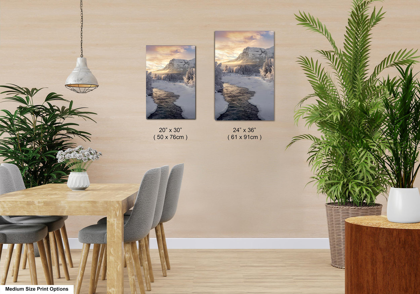 Mountains Landscape Wall Art Winter Mountain Photo Prints Landscape Mountain Wall Decor Home or Office