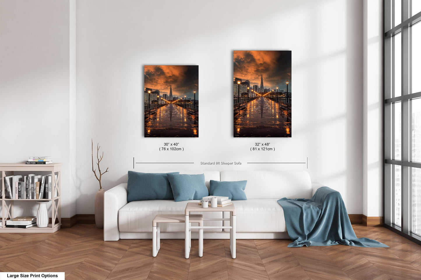 San Francisco Canvas Wall Art Photo Print Sunset Wall Decor Home Wall Decor Office Decor Skyline Wall Art