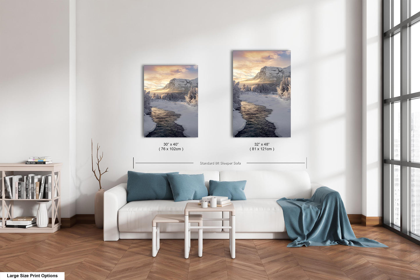 Mountains Landscape Wall Art Winter Mountain Photo Prints Landscape Mountain Wall Decor Home or Office
