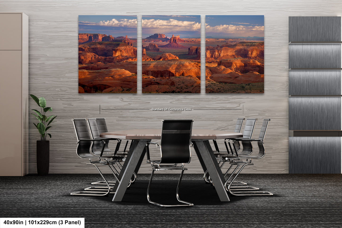 a dining room with a table and chairs
