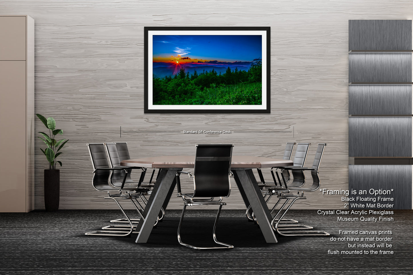 a dining room with a table and chairs