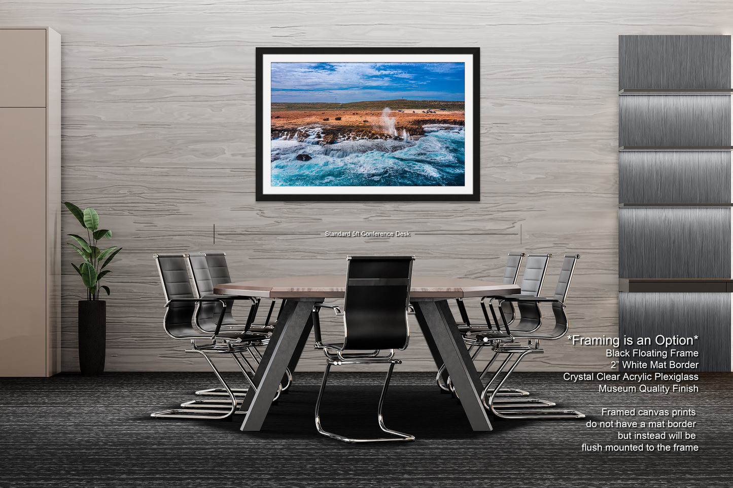 a picture of a dining room with a table and chairs