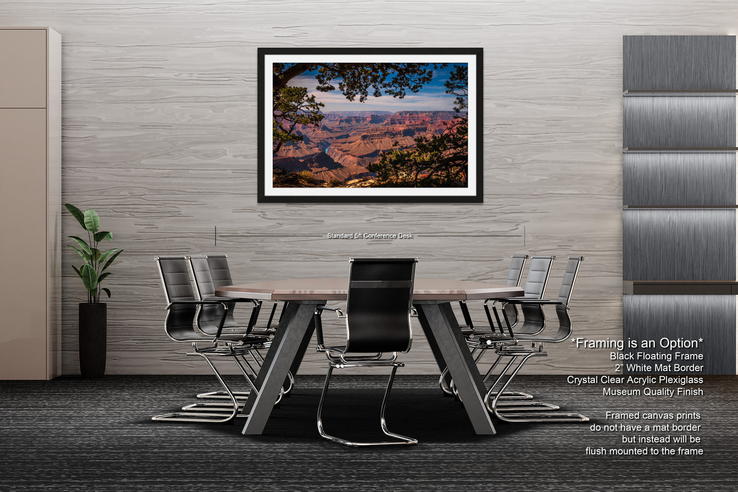 a picture of a dining room with a table and chairs