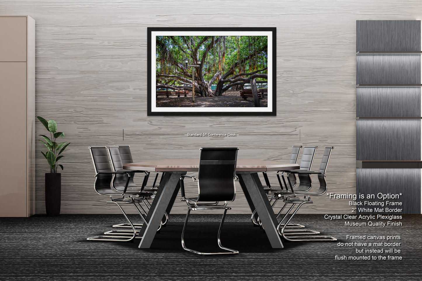 a picture of a dining room with a table and chairs