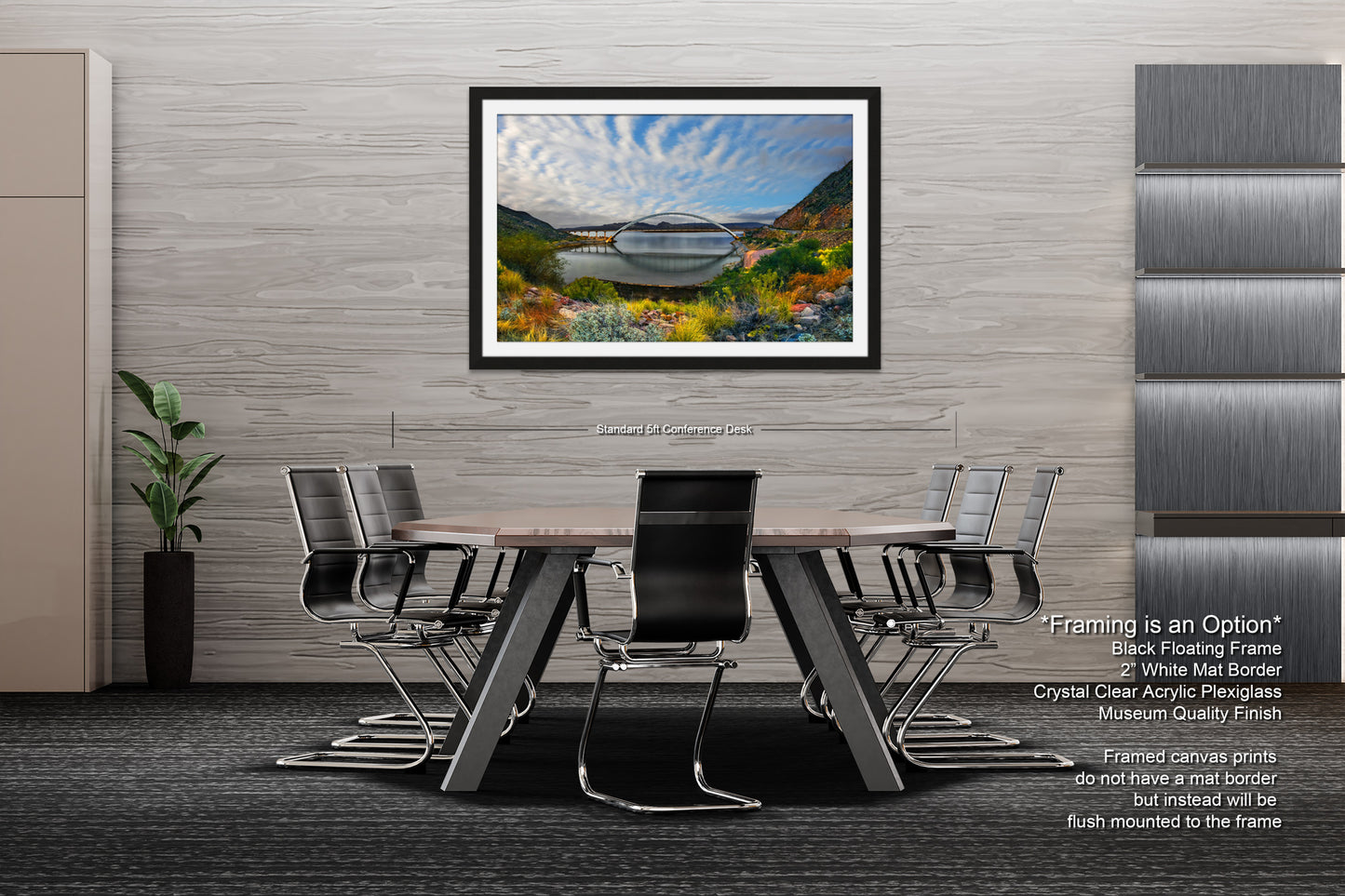 a picture of a dining room with a table and chairs