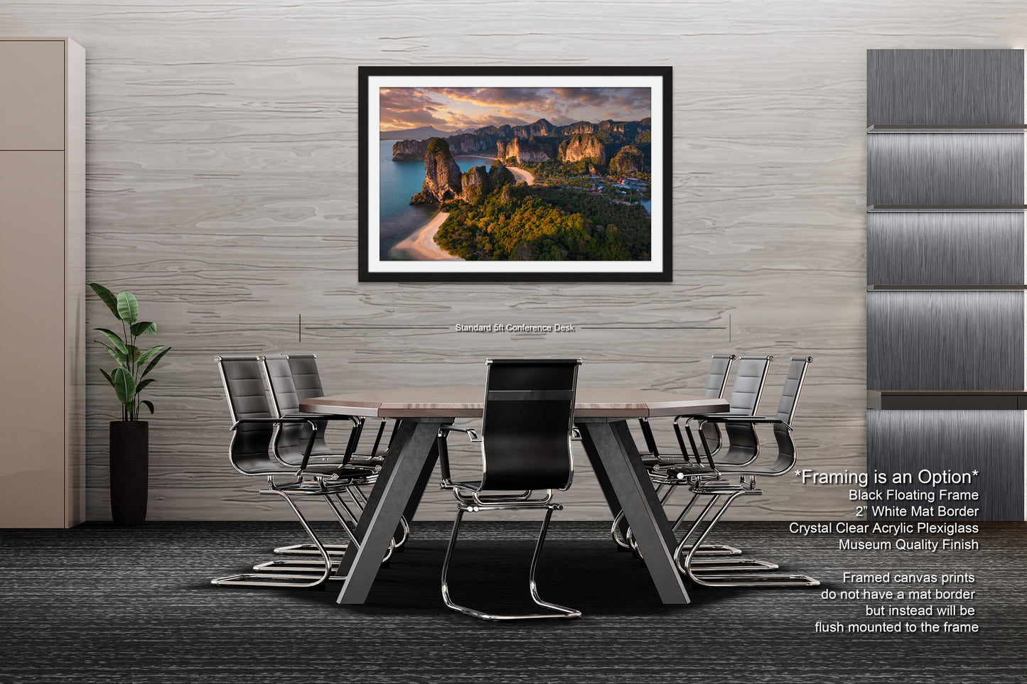 a picture of a dining room with a table and chairs