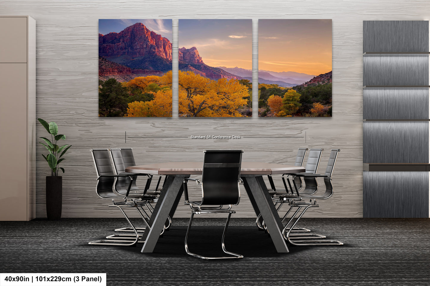a dining room with a table and chairs