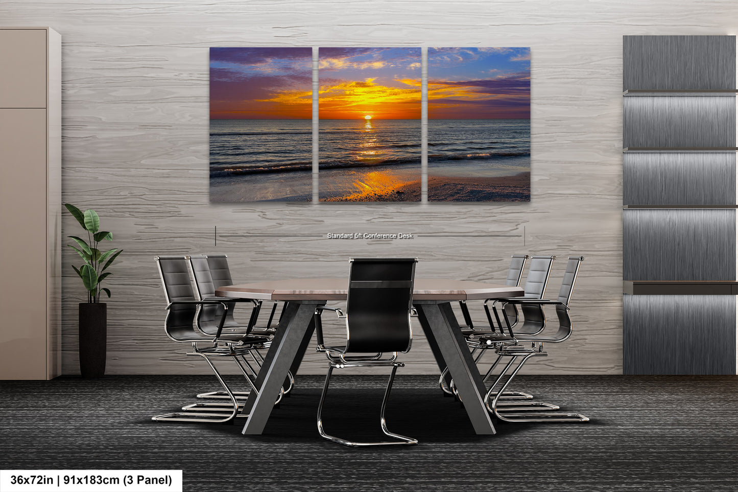 a dining room with a table and chairs