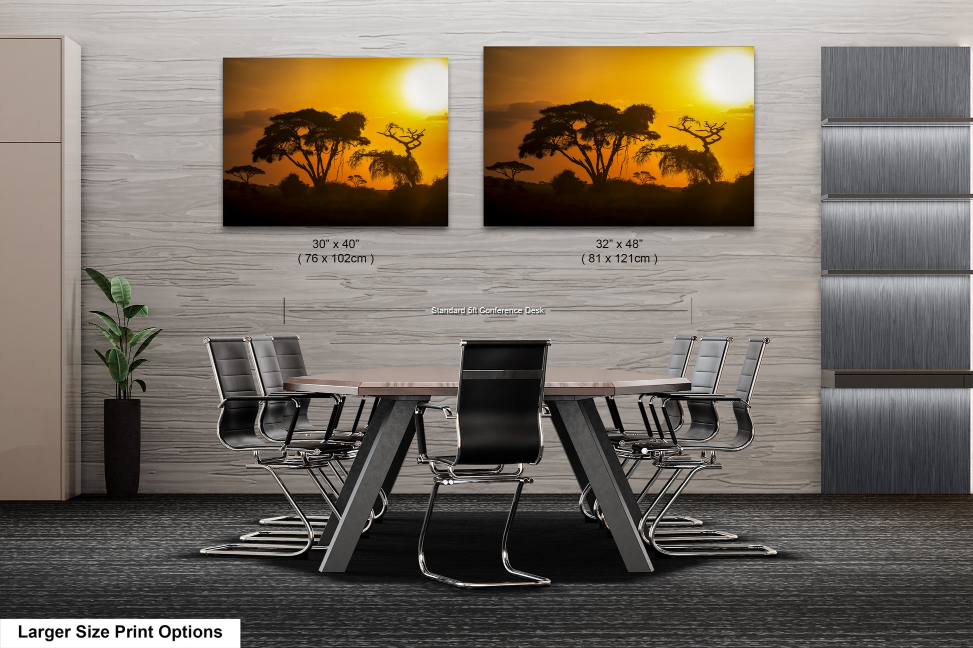 a dining room with a table and chairs