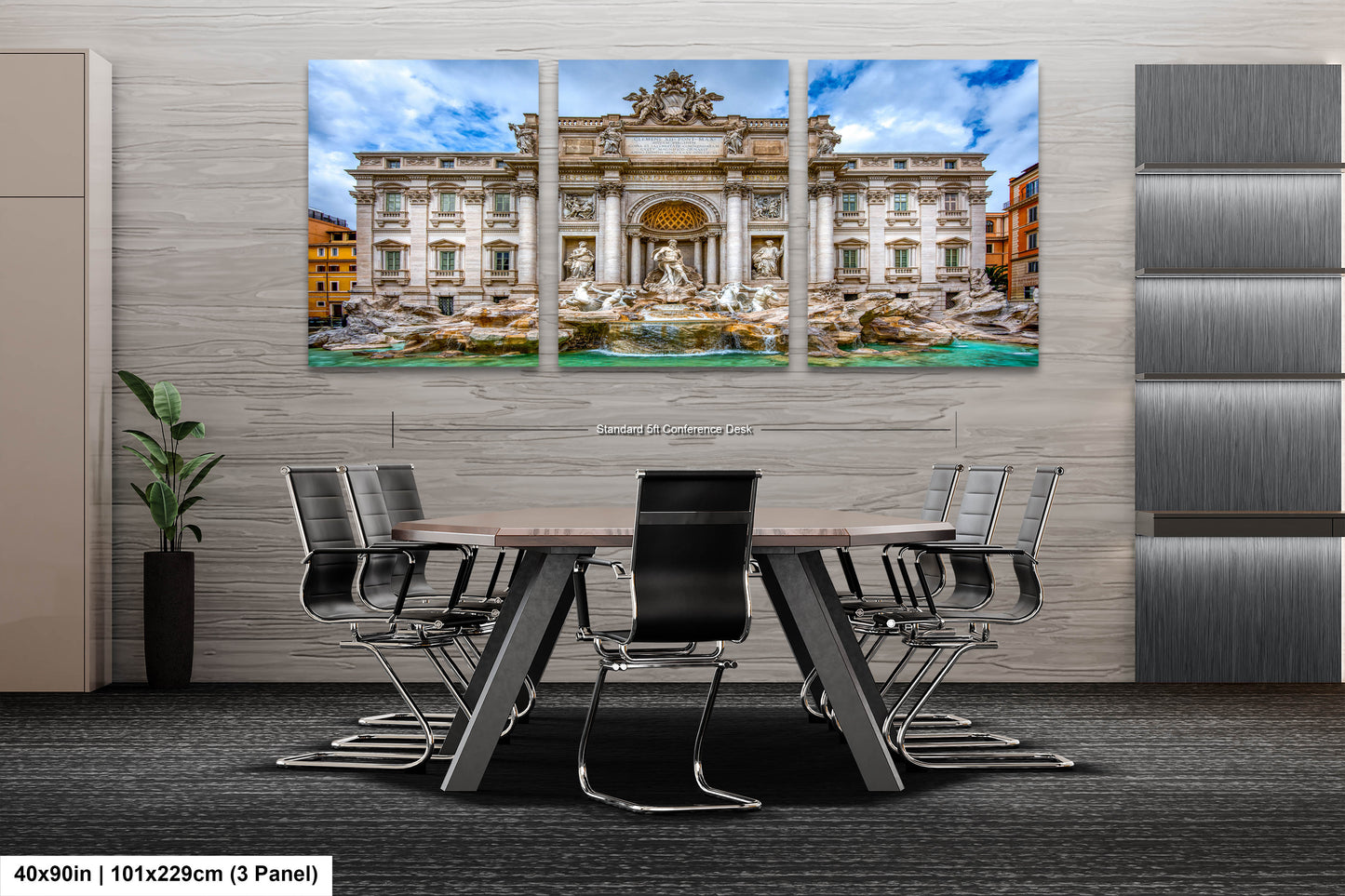 a dining room with a table and chairs