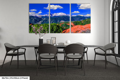 a dining room with a table and chairs