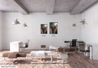 a room with a lot of chairs and tables