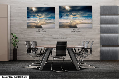 a dining room table with chairs in front of it