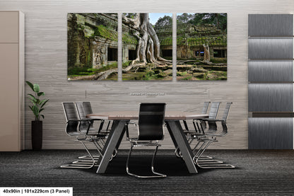 a dining room with a table and chairs