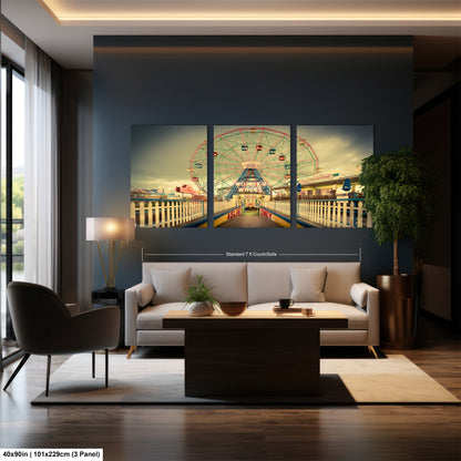 a living room filled with furniture and a painting