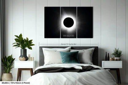 a black and white picture of a solar eclipse