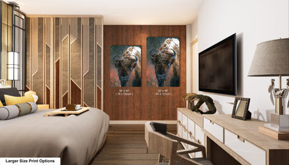 a bedroom with a bed and a television