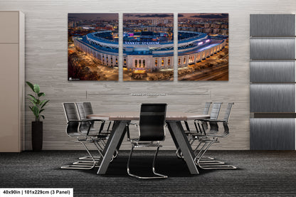 a dining room with a table and chairs