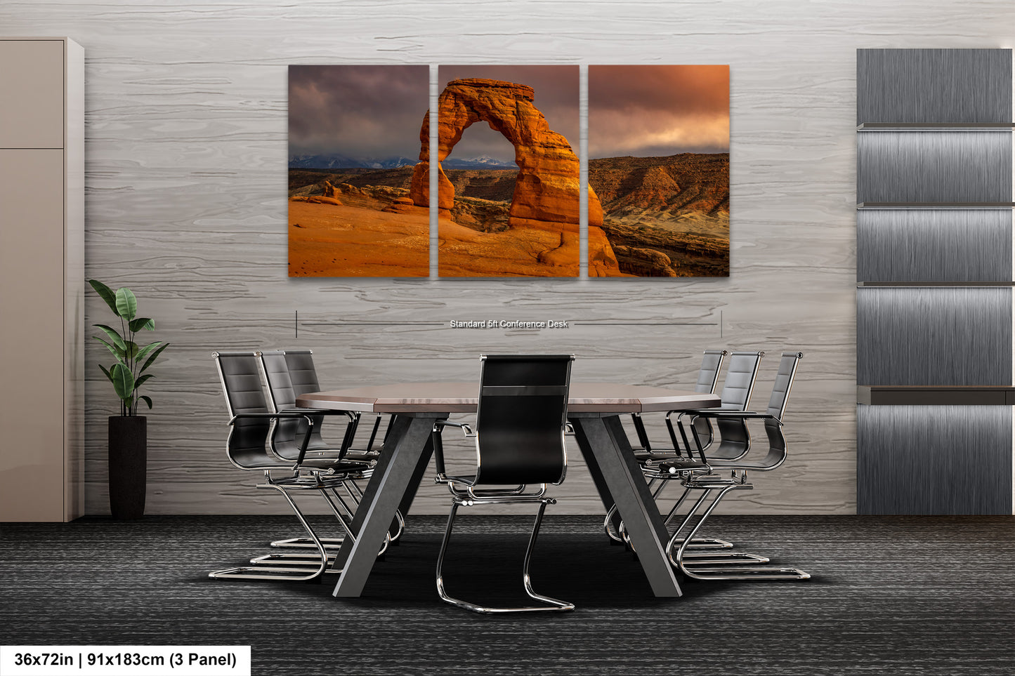 a dining room with a table and chairs