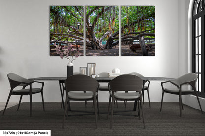 a dining room with a table and chairs