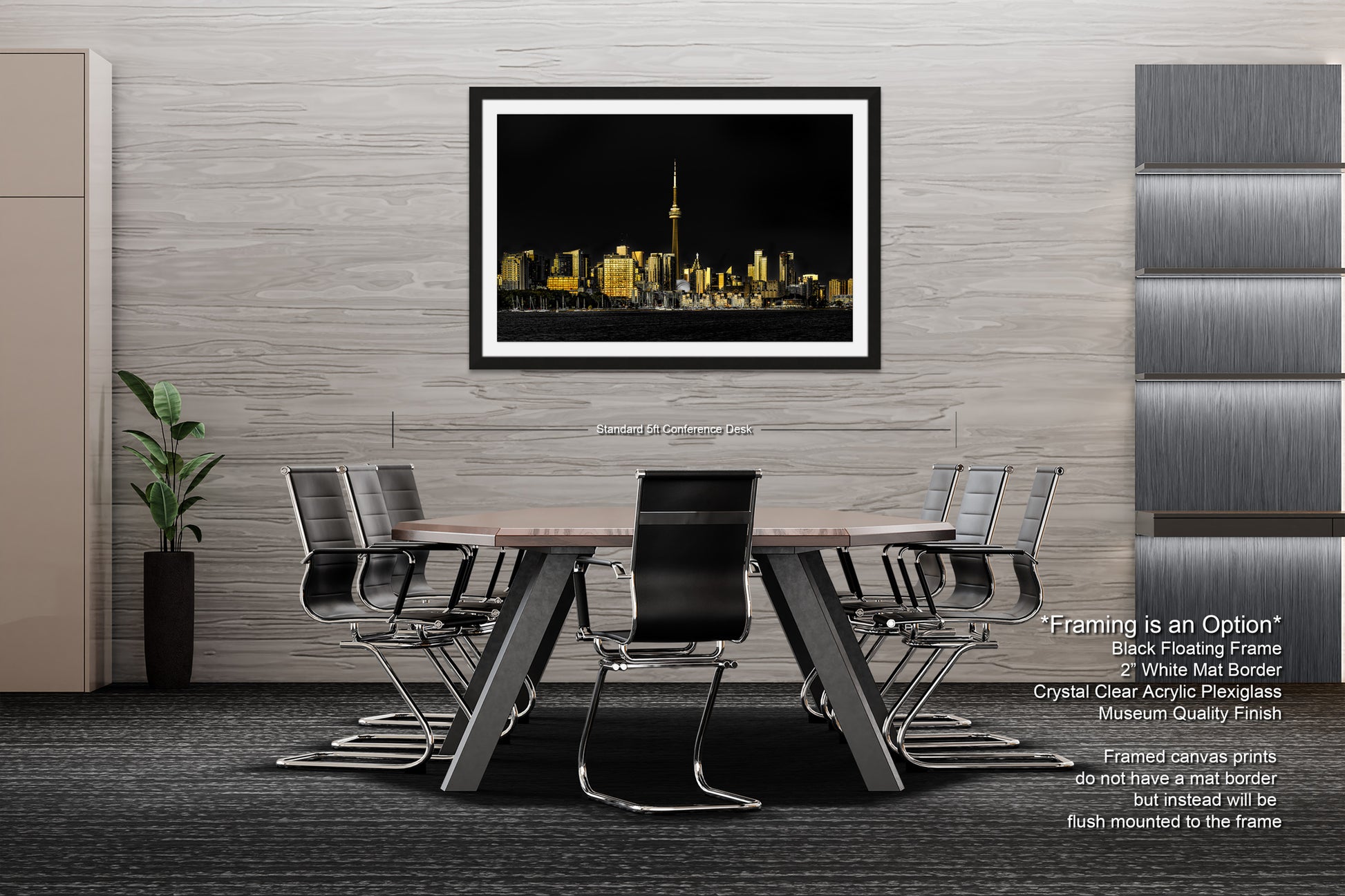 a black and white photo of a city at night