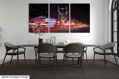 a dining room with a table and four chairs
