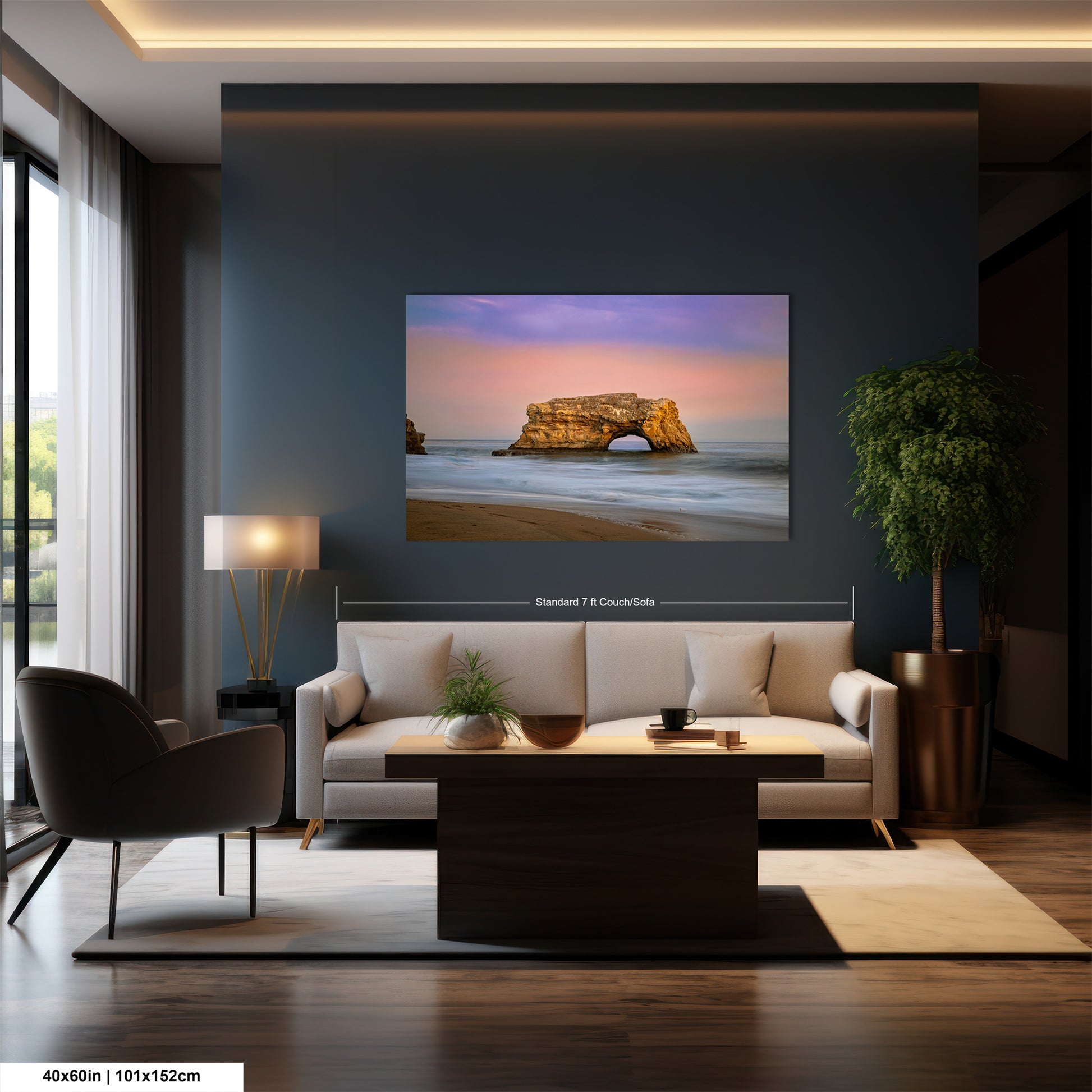 a living room filled with furniture and a flat screen tv