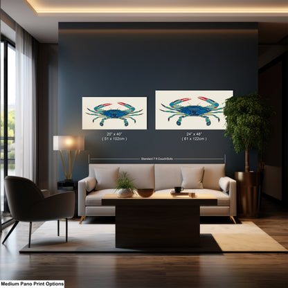 a living room filled with furniture and a painting on the wall
