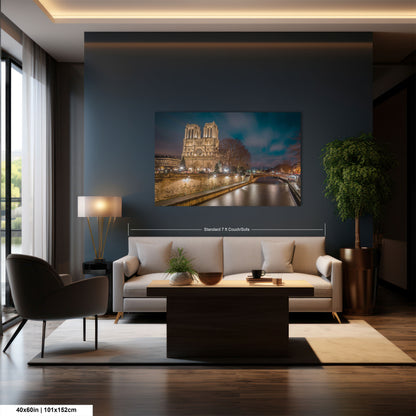 a living room filled with furniture and a painting on the wall
