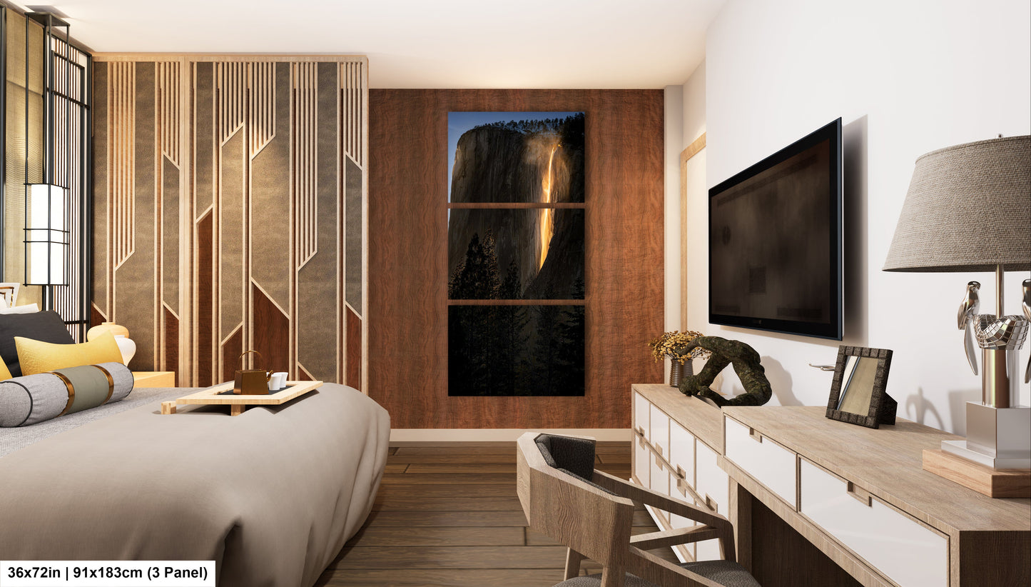 a bedroom with a large bed and a flat screen tv