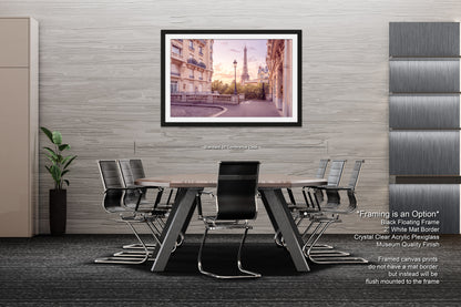 a dining room with a table and chairs